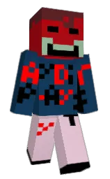 blue zodiac and milano red Minecraft skin — Classic model