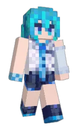watusi and port gore Minecraft skin — Slim model — first worn by Ayceblues