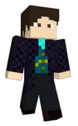 Crysyn's Minecraft skin wearing the MineCon 2013 cape