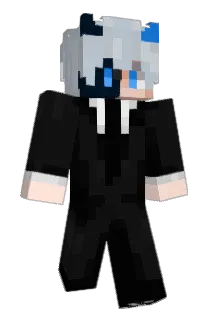 65Bblack Minecraft avatar full body