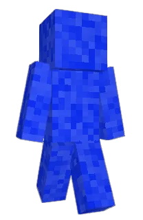 Front of Blustick's skin