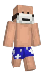 my pink and tumbleweed Minecraft skin — Classic model — first worn by samuraiswag