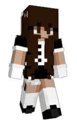 wood bark and white Minecraft skin — Slim model