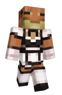 Front of frogeyed's skin