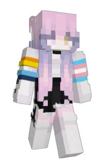Front of Evendit's skin
