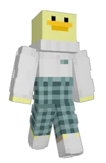 Front of Duckeroo's skin