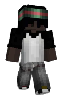 Front of GroeneSaber's skin