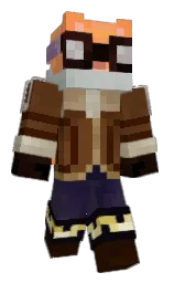 walnut and burnt sienna Minecraft skin — Classic model