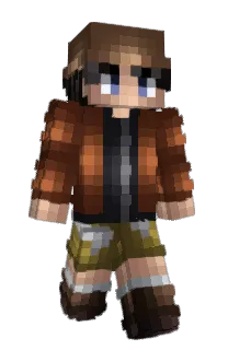 Front of Tchiki's skin
