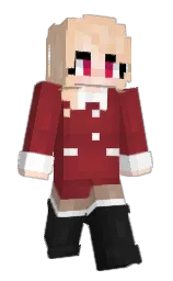 burnt umber and apricot peach Minecraft skin — Slim model — first worn by PinkStarlet