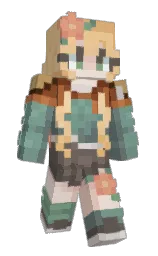 Nolyne's Minecraft skin wearing the Crafter cape
