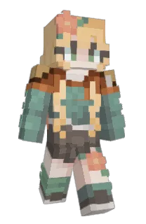 Front of Nolyne's skin