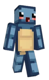 cloud burst and glacier Minecraft skin — Classic model