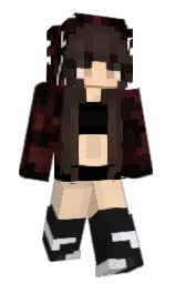 asphalt and coffee bean Minecraft skin — Slim model
