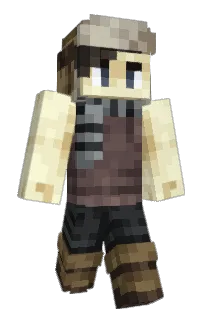Front of berkished's skin