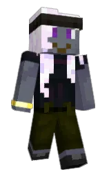 bunker and shuttle gray Minecraft skin — Slim model