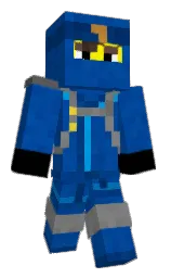 cobalt and congress blue Minecraft skin — Classic model