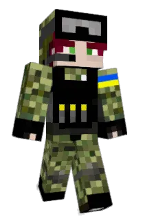 Front of Minecraft skin