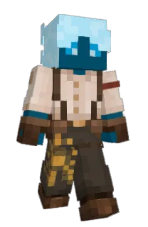 Front of Maziv's skin