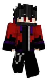 black and totem pole Minecraft skin — Classic model — first worn by Combustus