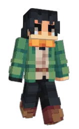 Slim Minecraft skin