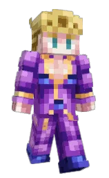 fuchsia blue and persian indigo Minecraft skin — Slim model — first worn by xX_spacefrog_Xx