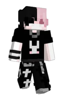 666kittn Minecraft avatar full body