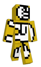 Bexyk's Minecraft skin wearing the Pan cape