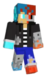 mine shaft and persian blue Minecraft skin — Classic model — first worn by Kornhalle