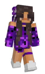 persian indigo and purple Minecraft skin — Slim model