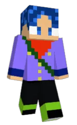 heliotrope and woodsmoke Minecraft skin — Slim model — first worn by Sqxna