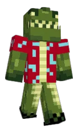 crete and carmine Minecraft skin — Classic model