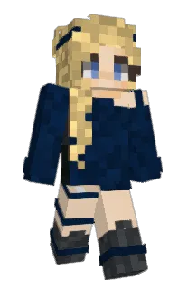 Front of Azzurious's skin