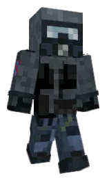 BrickedUpKids's Minecraft skin wearing the Migrator cape