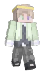 dove gray and bison hide Minecraft skin — Slim model — first worn by NotGren_