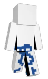 white and alabaster Minecraft skin — Classic model — first worn by Charzilla226