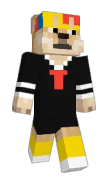 Spikeess's Minecraft skin wearing the Twisted cape