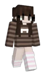 taupe and sand dune Minecraft skin — Slim model — first worn by Yuki00_