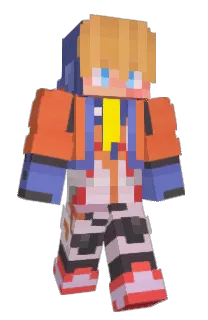 Front of TaffyRabbit's skin