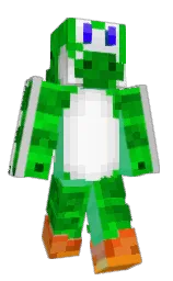 turquoise and white Minecraft skin — Slim model — first worn by Sakura283