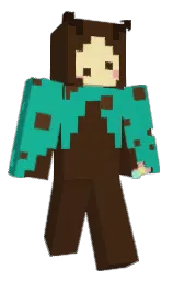 brown derby and black Minecraft skin — Classic model — first worn by Summerbug9