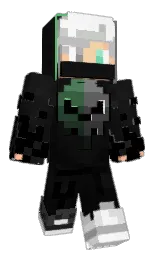 cod gray and black Minecraft skin — Classic model