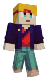 __Rima's Minecraft skin wearing the Pan cape