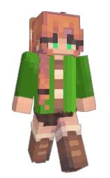 black and turkish rose Minecraft skin — Slim model — first worn by HazelPug