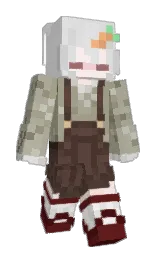 gray olive and mercury Minecraft skin — Slim model — first worn by Beans2389