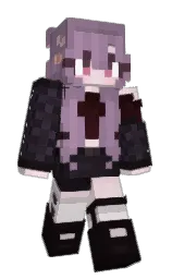 gondola and mountbatten pink Minecraft skin — Slim model — first worn by AzuhhKai