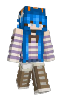 Front of orangelica's skin