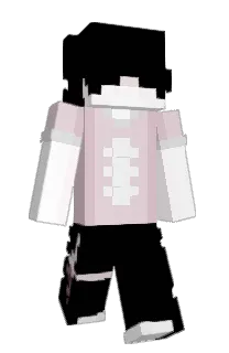 Front of Distraly's skin