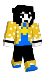 DizzyBoiz's Minecraft skin wearing the Aurora cape