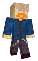 chathams blue and blue zodiac Minecraft skin — Classic model — first worn by SC0B14